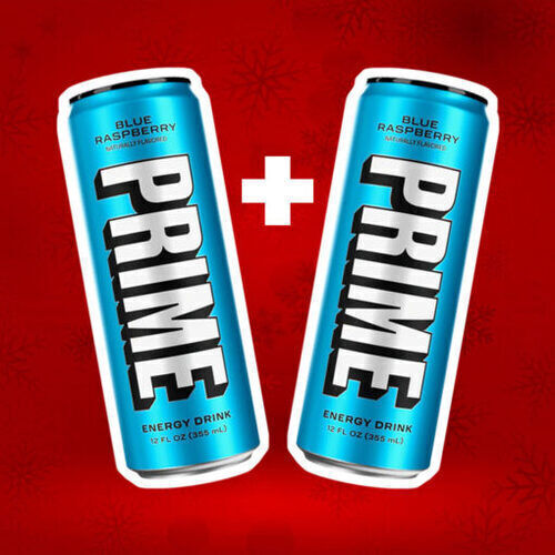 1+1 akció - Prime Energy Blue Raspberry kék málna ízű zero energiaital 355ml