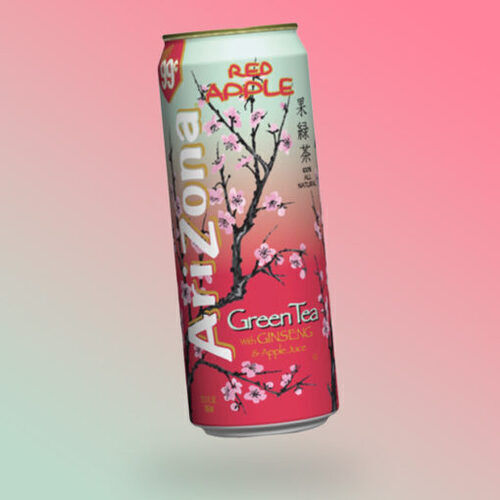 Arizona Red Apple Green Tea alma és ginzeng ízű zöld tea 680ml