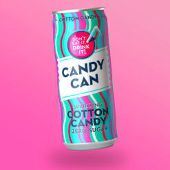 Candy Can Zero vattacukor ízű zero szénsavas üdítőital 330ml