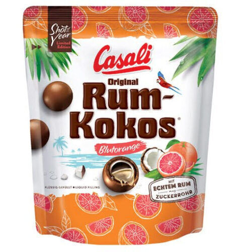 Casali Rumos-kókuszos vérnarancs ízű csokigolyók 175g