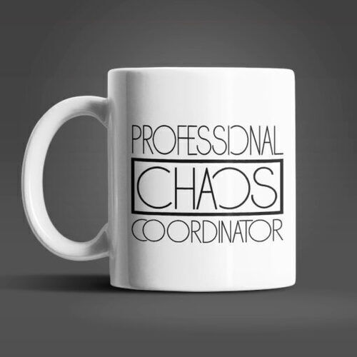 Chaos Coordinator fehér bögre