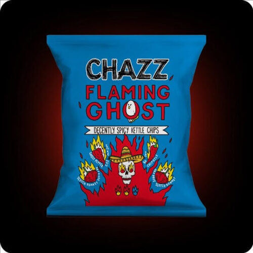 Chazz Flaming Ghost burgonyachips 50g