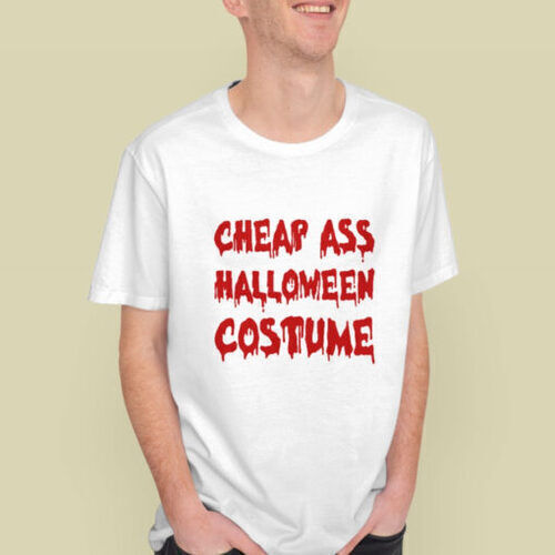 Cheap Halloween Costume fehér férfi póló