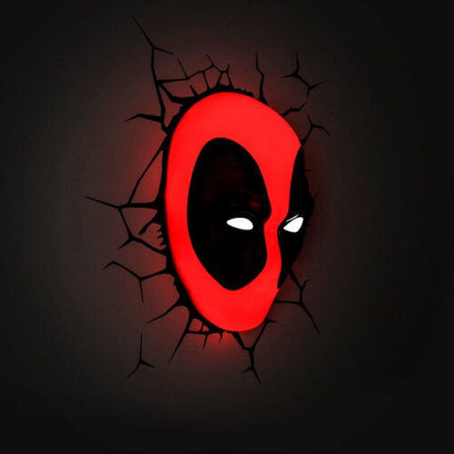 Deadpool 3D fej hangulatvilágítás