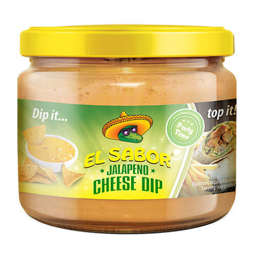 El Sabor Jalapeno Cheese Dip nachos szósz Jalapenos Sajt 300g
