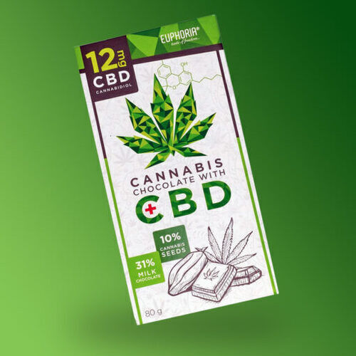 Euphoria Cannabis tejcsokoládé 80g