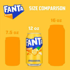 Fanta Pineapple Ananász ízű üdítőital 355ml