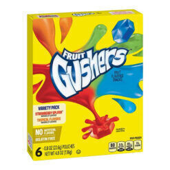 Fruit Gushers gyümölcs ízesítésű cukorka 136g