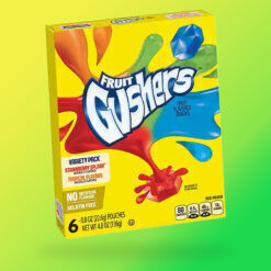 Fruit Gushers gyümölcs ízesítésű cukorka 136g