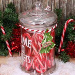 Home Sweets candy cane retro üvegben