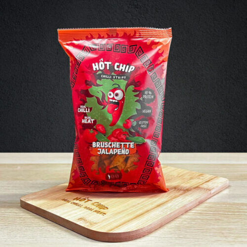 Hot Chip Bruschette Jalapeno ízű csípős snack 80g