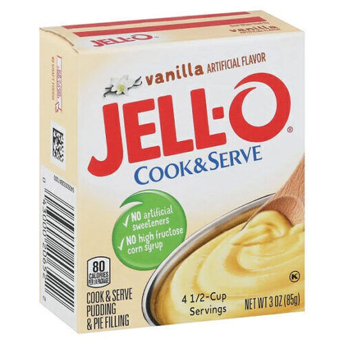Jello Vanilla Cook and Serve vanília ízű puding 85g