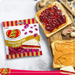 Jelly Belly Peanut Butter Jelly mogyoróvaj és jelly ízű cukorka 70g