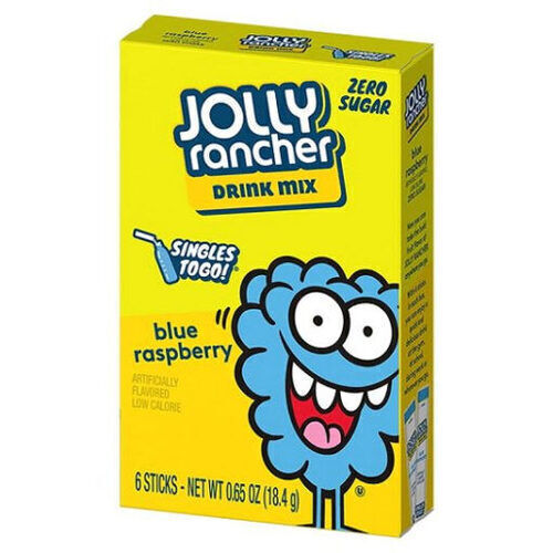 Jolly Rancher kék málna ízű cukormentes italpor 6 db-os csomag