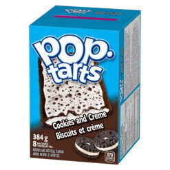 Kelloggs Pop Tarts Cookies and Creme csokis kekszes sütemény 384g