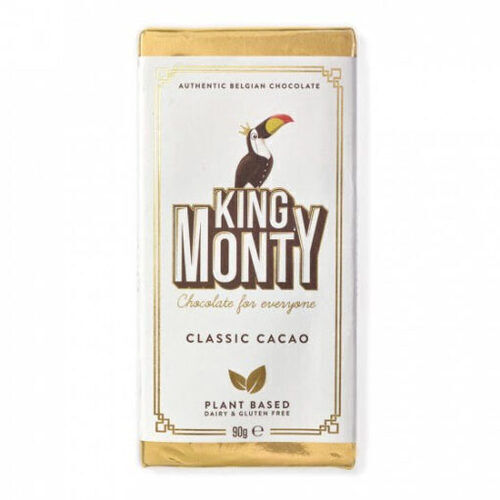 King Monty Classic vegán táblás csoki 90g