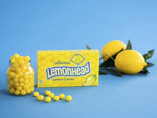 Lemonhead citromos cukorka 142g