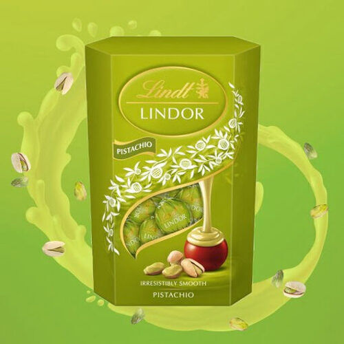 Lindt Lindor pisztácia ízű bonbon 200g