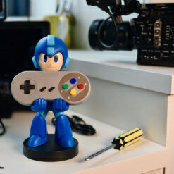 Mega Man telefon és konzol kontroller tartó figura töltéshez