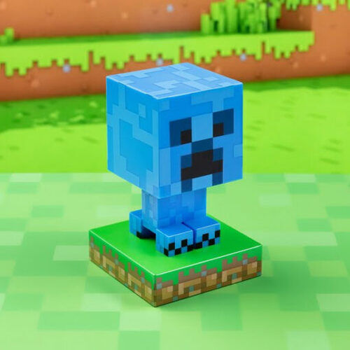 Minecraft feltöltött Creeper 3D ikon hangulatvilágítás