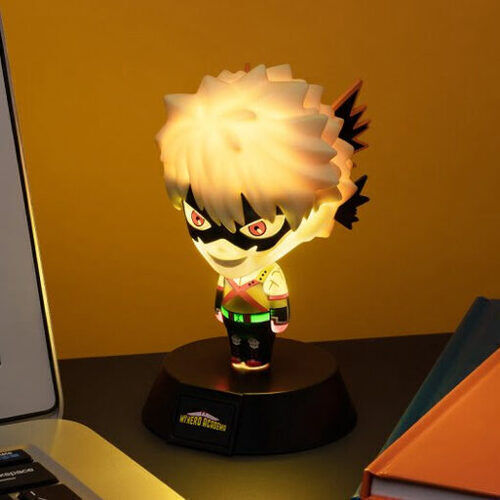 My Hero Academia Katsuki Bakugo 3D ikon hangulatvilágítás