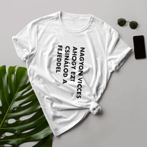 Nagyon Vicces fehér férfi póló