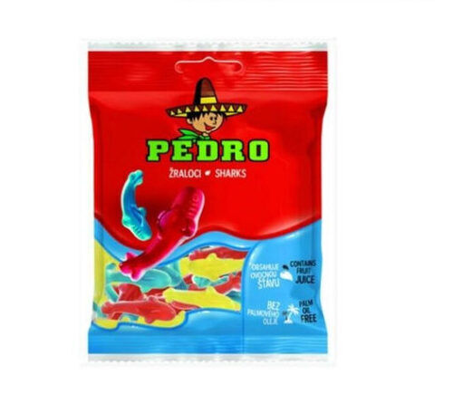 Pedro Sharks cápa formájú gumicukor 80g