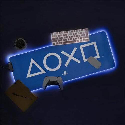 Playstation Light Up Desk Mat XL gaming egérpad világítással