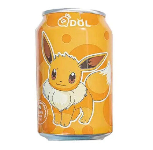 Qdol Pokemon Eevee barack ízű üdítő 330ml