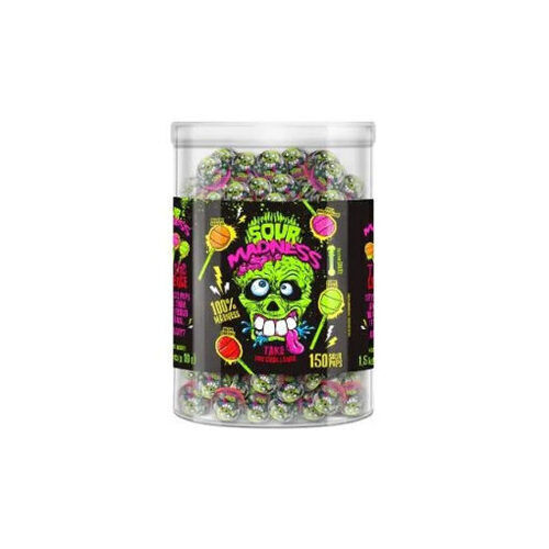 Sour Madness Sour Pops savanyú nyalókák (150db)