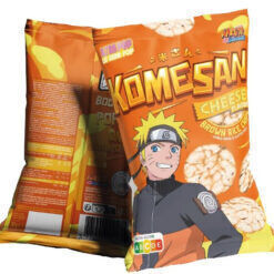 Ultra Pop Naruto Komesan Cheese rice chips - sajt ízű rizs chips 60g