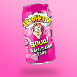 Warheads Sour Watermelon Soda görögdinnye ízű savanyú üdítőital 355ml
