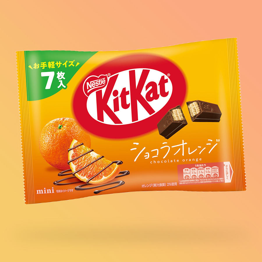 Kit Kat Japán narancsos csokoládé 81g