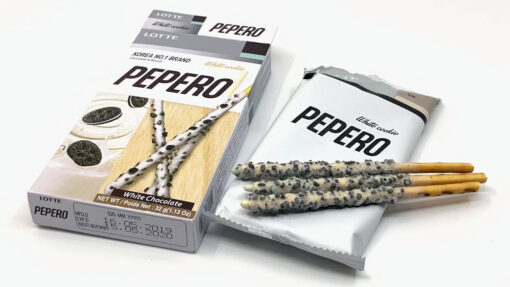 Pepero White Cookie fehércsokis kekszes ropi 32g