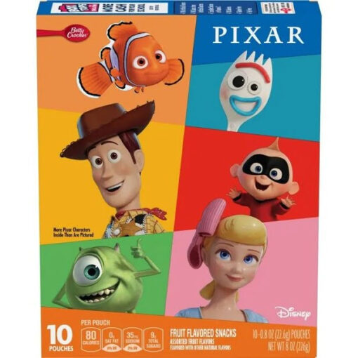 Pixar Fruit Snack gyümölcsös gumicukor 226g Szavatossági idő 2024-02-16