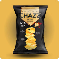 Chazz Naughty Cheddar burgonyachips 90g