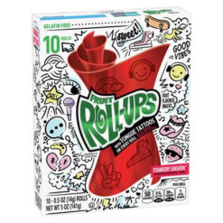 Fruit Roll Ups felcsavarható gumicukor nyelv tetoválással 141g