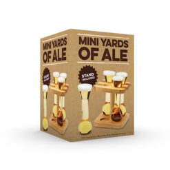 Mini Yards of Ale Set sörös pohár szett állvánnyal
