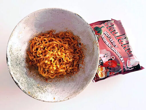 PakuPaku Hot Spicy Carbonara ízű csípős ramen 140g