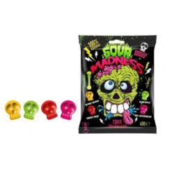 Sour Madness koponya formájú savanyú cukorkák 60g