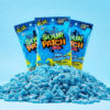 Sour Patch Kids Blue Raspberry kék málnás savanyú gumicukor 141g