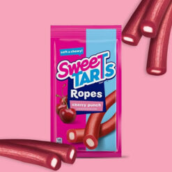 Sweetarts Ropes cseresznye puncs ízű gumicukor 85g Szavatossági idő: 2024-03-31