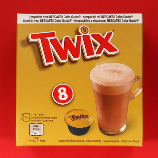 Twix forró csokoládé Nescafé Dolce Gusto kompatibilis kapszula 136g Szavatossági idő: 2024-02-29
