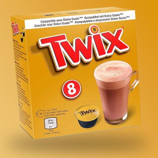 Twix forró csokoládé Nescafé Dolce Gusto kompatibilis kapszula 136g Szavatossági idő: 2024-02-29