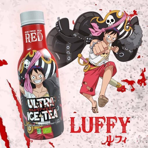Ultra Ice Tea One Piece Luffy Red bogyós gyümölcs ízben 500ml