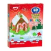 Amos 4D Gummy Blocks House Christmas építhető gumicukor karácsonyi házikó 220g