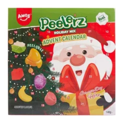 Amos Peelerz Gummy Adventure Calendar Christmas gumicukor adventi naptár 140g