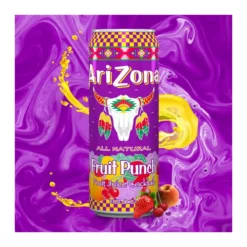 Arizona Fruit Punch gyümölcs puncsos szénsavmentes üdítőital 650ml – 2. kép
