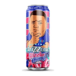AriZona Rizzler Berry Sparkling Juice Cocktail enyhén szénsavas üdítő cukorral 650ml – 2. kép