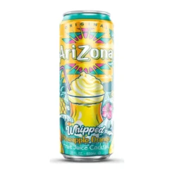 AriZona Whipped Pineapple Orange Fruit Juice Cocktail szénsavmentes üdítő cukorral és édesítőszerrel 650ml – 3. kép